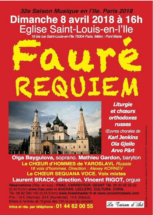 08/04/2018 - G. Fauré - Requiem  